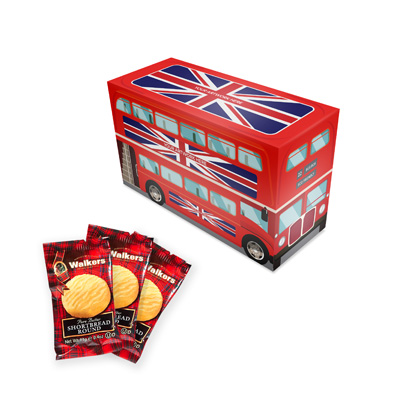 Eco Range Eco Bus Box Mini Shortbread Biscuits X5